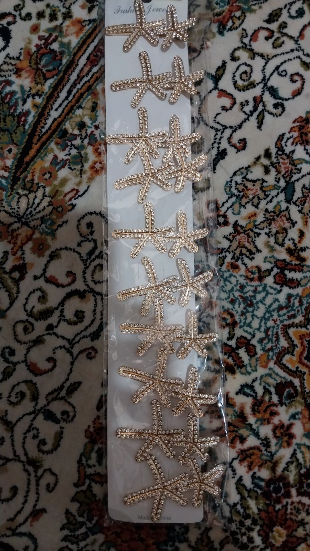 گیره انبری ستاره ای نگینی
