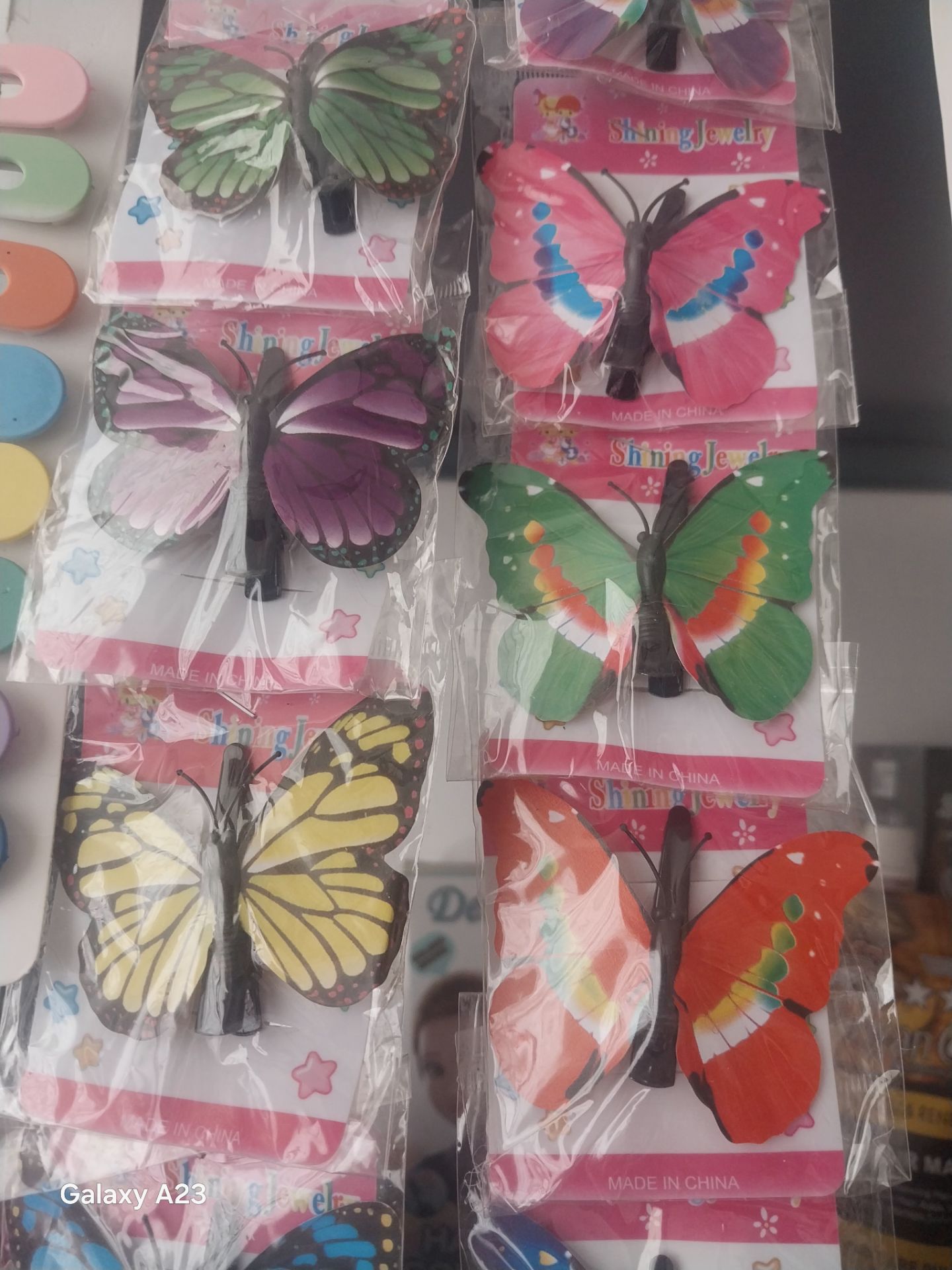 گیره مو پروانه ای
